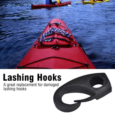Dailygoods- Sjorring 6 Stuks - Nylon Ankerophanghaken - Schokbestendig - Accessoires voor Boot/Kano/Kajak - Varen - Hoogwaardige Kwaliteit - Ankerhaak