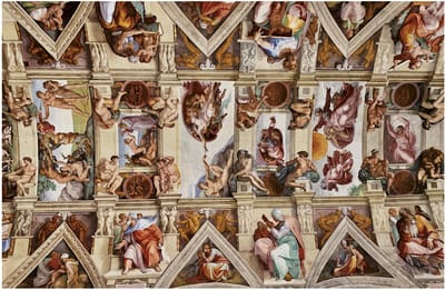 Educa legpuzzel Sixtijnse Kapel 1000 stukjes kunst puzzel.