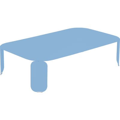 Fermob Bebop Tafel rechthoekig - E1 Maya blauw - H 29 cm