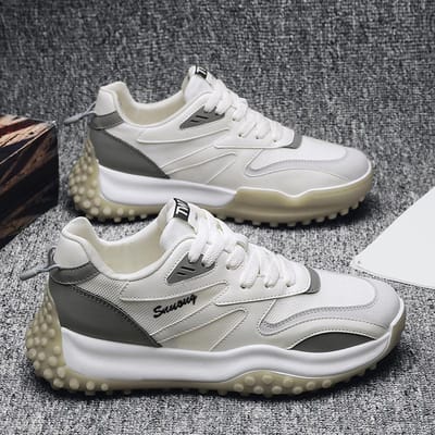 Sportschoenen Herfst Nieuwe Hardloopschoenen Koreaanse Versie Trendy Casual Schoenen Outdoor Hardloopschoenen Heren Tide 44 gray