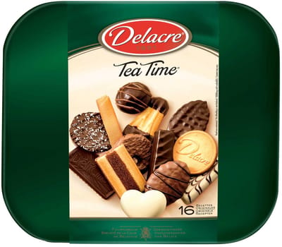 Delacre Tea Time koekjes - 16 verschillende koekjes - 1000g