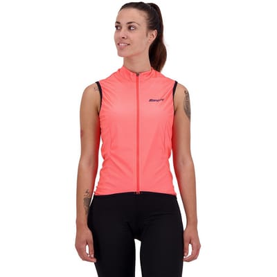 Santini Nebula Gilet Oranje 2XL Vrouw