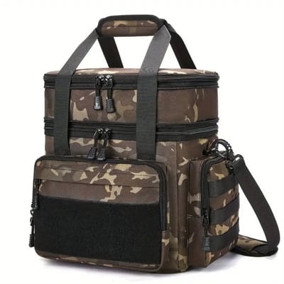 Nivard Koeltas - Koelbox - Koelelementen - Coolbox - Auto - Lunchtas - Strand - Camouflage