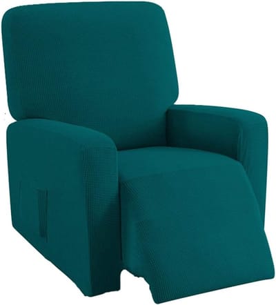 Jacquard Fauteuilhoes voor Relaxstoelen, Rekbare en Elastische Bescherming, Geschikt voor TV Relaxstoelen (Geel)