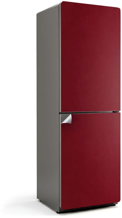 Wallfluent Koelkaststickers - Claret Koelkast Folie - 60 cm x 180 cm - Claret Koelkaststickers - Zelfklevende Koelkaststicker - Koelkast Decoratie - Koelkast Wrap - Koelkast Makeover