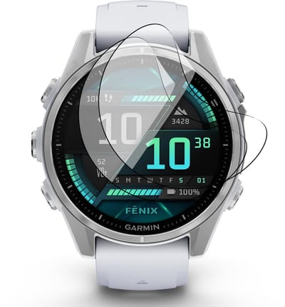 Screenprotector geschikt voor Garmin Fenix 8 43mm - 2x FlexGuard Screen Protector
