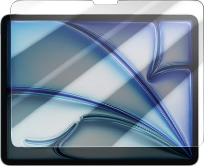 Avizar Screenprotector geschikt voor iPad Air 13 2024 / 2025 / 2026 - 9H Tempered Glass & Anti-Scratch, Transparant