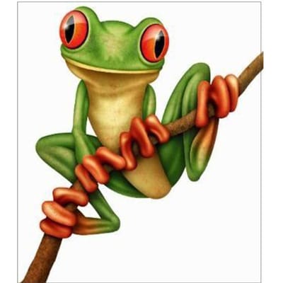3d bricolage diamant peinture point de croix kit diamant broderie décor à la maison dessin animé mignon grenouille cadeaux 20X30CM beige