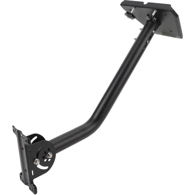Kit de montage réglable pour récepteur satellite Gen 3 Adaptateur de tuyau Support mural pour satellite Support de toit Supports en acier inoxydable black
