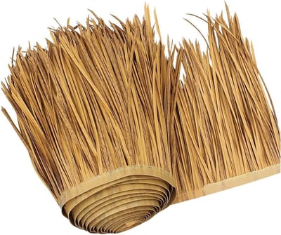 Kunstmatige Rietdak - Palmdak Dakbedekking - Decoratie Tuinhuis - Brandveilig Weerbestendig - 50 cm Breed - Natuurlijk