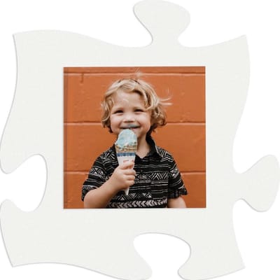 Puzzelstuk met fotolijst