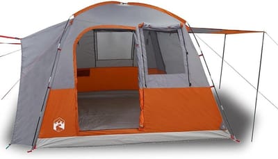Waterdichte Autotent - Festival Tent - Kamperen en Reizen - Met E-aansluiting - 314 x 240 cm - Grijs en Oranje