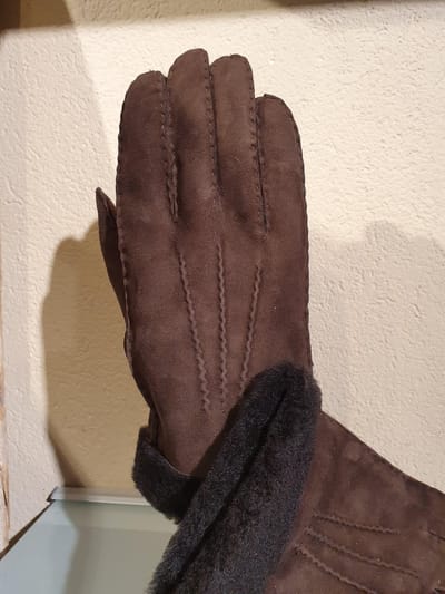 Otto Kessler Heren Lammy Handschoenen Mats Donker Bruin | Maat 9
