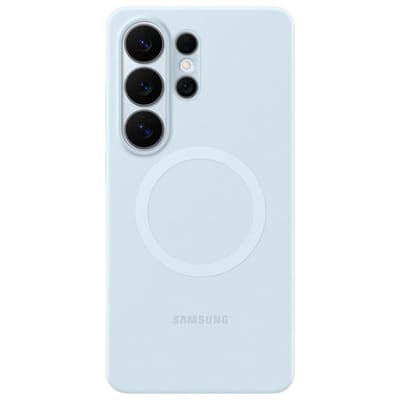 Étui en Silicone Magnétique MagSafe pour Samsung Galaxy S26 Ultra - Bleu