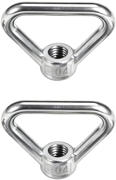 Dailygoods- Driehoekmoer Roestvrij Staal 304 - 2 Stuks M18