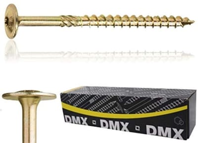 Platte kopschroeven Houtschroeven Geel Verzinkt Torx TX