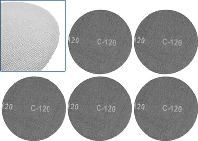 GEKO Schuurgaas 225mm - P120 Korrel - Velcro Bevestiging - Set van 5