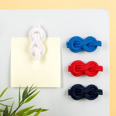 Kikkerland Knoop Magneten (set Van 4)