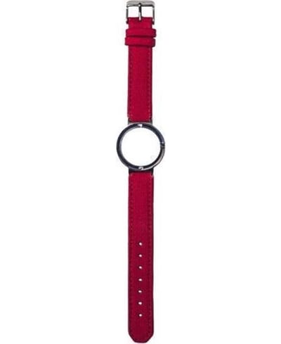 JU'STO J-WATCH bandje Canvas Red - GRANDE
