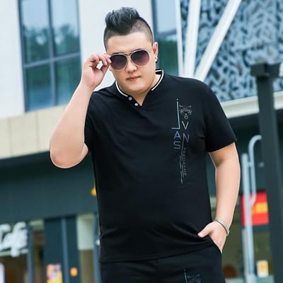 Dikke Man Heren Nieuw Plus Size T-shirt met Korte Mouwen Extra Groot Losse Half-mouw T-shirt Onderhemd 7XL 7XL