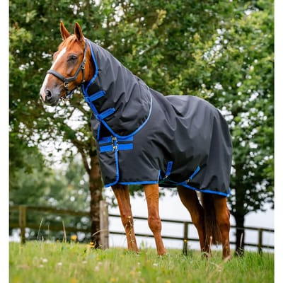 Outdoor paardendeken met halsbedekking Horseware Amigo Ripstop 900D Plus Turnout 100g