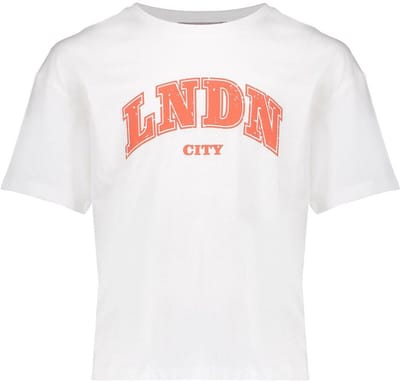Geisha - T-shirt puff LNDN city - Wit - Maat 128
