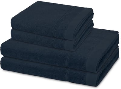 Ross Sonstiges 2 X handdoek 2 X douchehanddoek - in set 4 pack Rubin