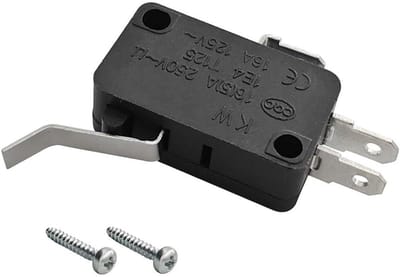 Waterontharder Schakelaar - Ventiel Sensor - Waterfiltratie Reparatie - Directe Vervanging - 5 x 3 x 3 cm - Zwart
