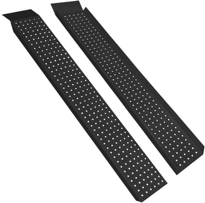Antislip Oprijplaat 160x22,5 cm - Gegalvaniseerd Staal - Maximale Draagcapaciteit 400 KG - Voor Auto, Motor en ATV