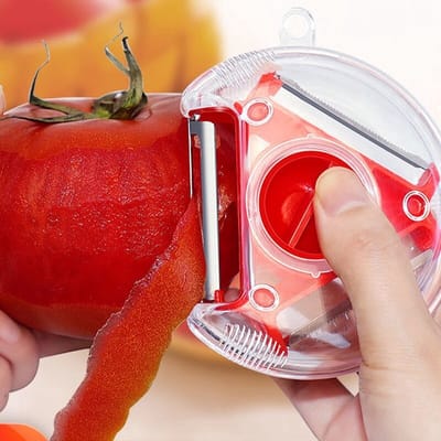 Waledano® Dunschiller - 3 in 1 Schiller - Groentesnijder - Aardappelschilmesje - Schilmesje - Aardappel - Groente - Fruit - Multifunctionele Dunschiller