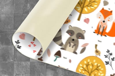 Keukenloper - Keukenmat - Design - Dieren - Bos - 360x60 cm - Keuken vloerkleed