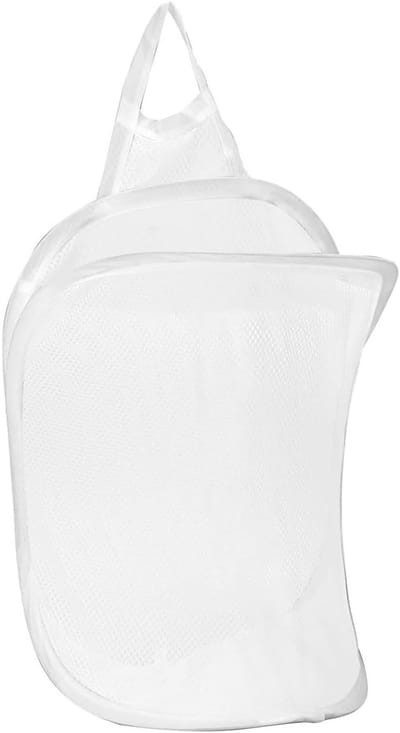 EGoods - Grote witte pop-up wasmand voor slaapkamer en badkamer opvouwbaar met handgrepen