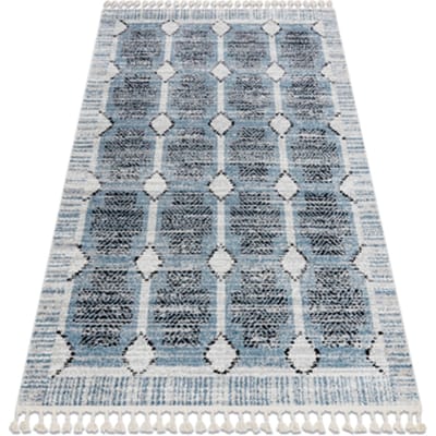 Kleden Rugsx Tapijt modern BELLE BR22A beige / blauw 80x150 cm