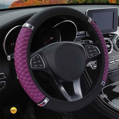 Autostuurhoes zonder binnenring voor Mercedes-BenzA-Klasse voor Bmw-3-serie paars