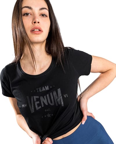 Venum Team 2.0 T-Shirt Dames Zwart Zwart - XS