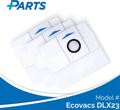 Ecovacs DLX23 Stofzakken (3 Stuks, Plus.Parts® alternatief voor D-DB03-0003)