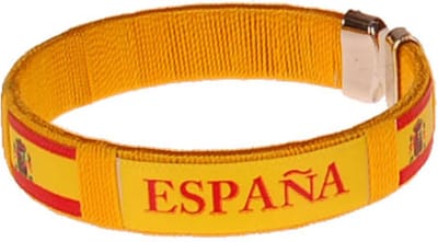 Armbandje - Espana Vlag - Geel - Voetbal - Onesize