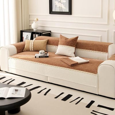 Licht Luxe Bankkussen Nieuw Vierseizoenen Antislip Kussen Herfst en Winter High-end Lederen Bankhoes Hoes 70*70cm