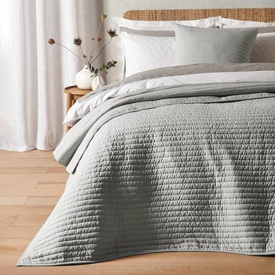 Bedspreien - Dekens - Slaapkamer decoratie - Reversible design - 220x230cm - Zilver Grijs