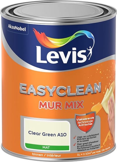 Levis - Easyclean Mur Mat Mix - Clear Green A10 - Mengverf - 1 L