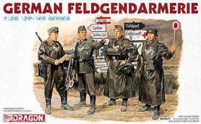 Dragon Modelbouwpakket Militaire voertuigen - 6061 German Feldgendarmerie - Figures Plastic - 1:35 - Modelbouw