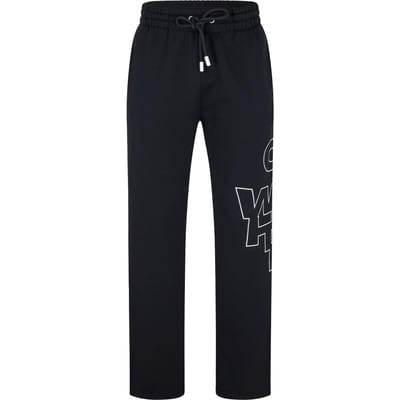 Off White Unisex Arrow normale trainingsbroek voor volwassenen (Zwart/Wit)