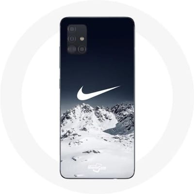 Coque - Samsung - Galaxy A51 - Souple - Logo - Blanc