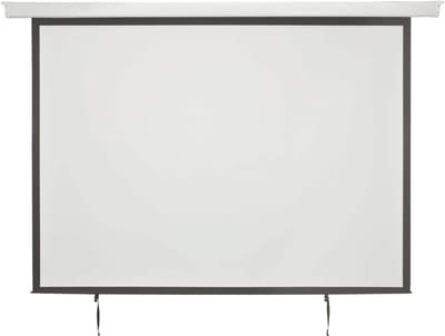 Projectiescherm Elektrisch - Gemotoriseerd Scherm - Home Cinema - 100 Inch Beeldformaat - 232 x 8.8 cm - Wit