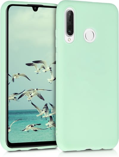 kwmobile telefoonhoesje geschikt voor Huawei P30 Lite - Hoesje voor smartphone - Back cover in mat mintgroen