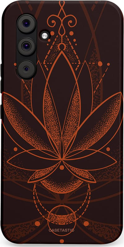 Casetastic Hoesje Geschikt voor Samsung A54 (5G) - Stijlvolle Beschermende Duo-layer Case - Lotus Groei