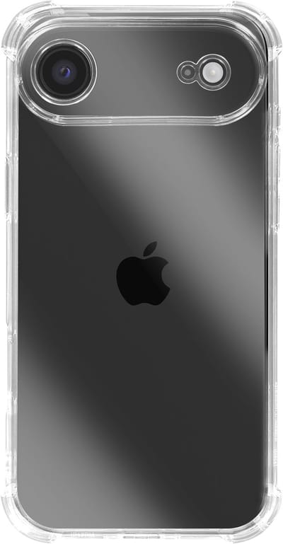 Mayaxess, Hoesje geschikt voor iPhone Air - Siliconen & Versterkte Hoeken, Transparant