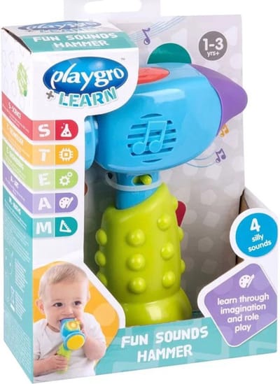 Playgro Learn Interactieve Speel en Leer Hamer Voor Kids - 1-3 Jaar