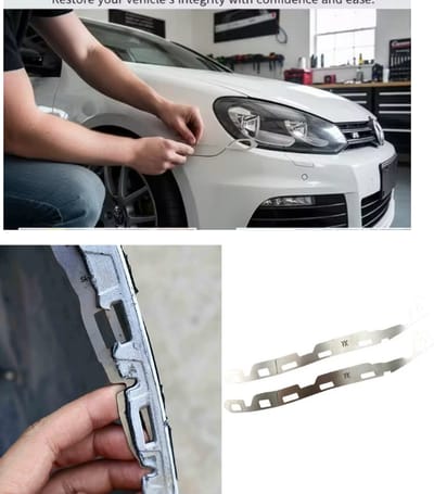 Voorbumper Clip Reparatieset RVS Geschikt voor Volkswagen Golf 6 GTI TSI GTD R20 2009-2014 | 2 Stuks