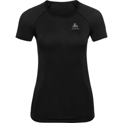 Odlo Suw Top Crew Neck S/S Performance X-Light Dames Sportshirt - Black - Maat XS